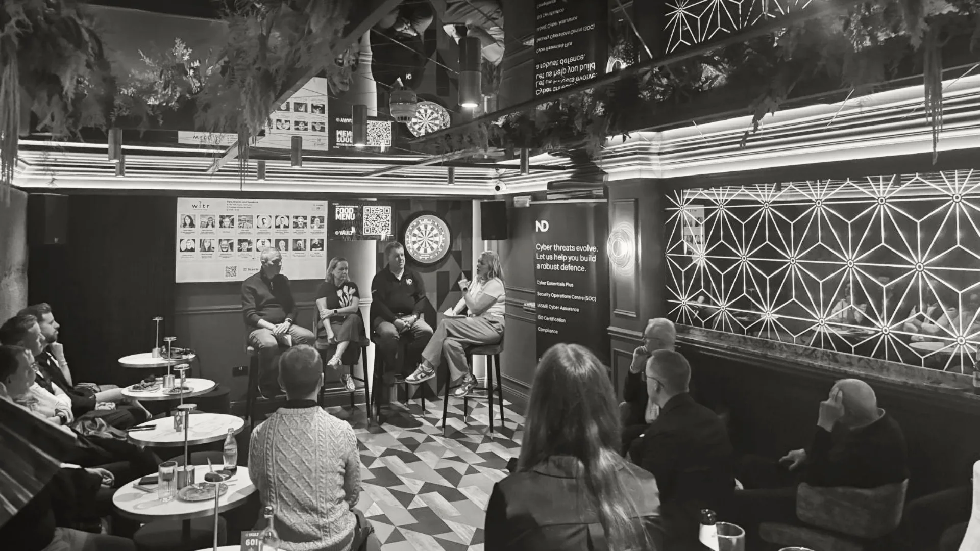 Net-Defence: Sips, Snacks and Speakers